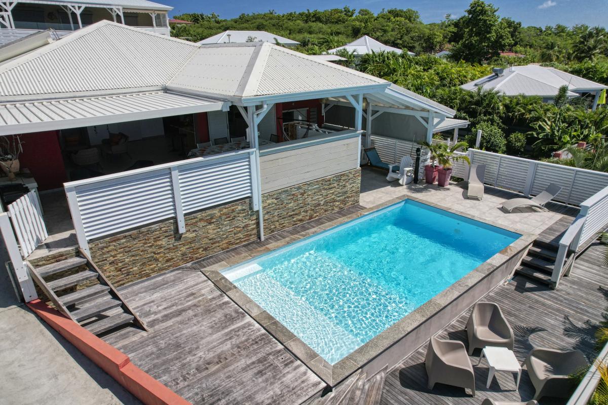 Location villa 3 chambres Saint François Guadeloupe-piscine-29